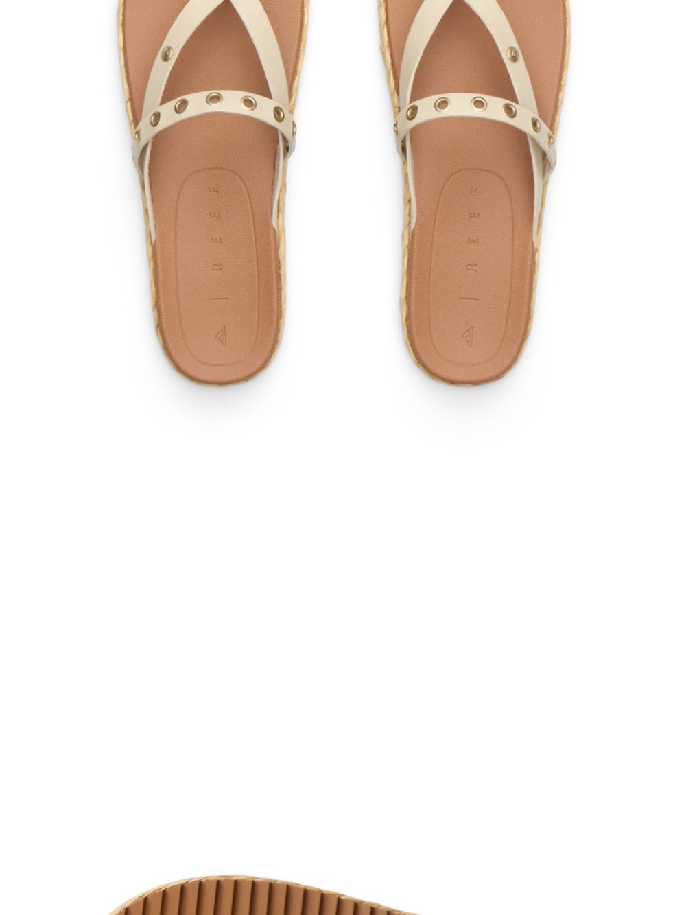 Reef Vista Carmen Studded Espadrille  Flip Flops - Women sz 8 never worn - Picture 6 of 12